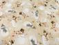 Preview: Patchworkstoff Woodland Friends mit Schneemännern und Vögel tan Ausschnittansicht